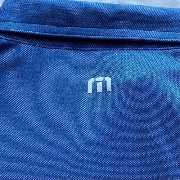 Travis Mathew Blue Polo Shirt Size Small - Picture 7 of 11